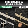 Yes4All 3 in 1 Non-Slip Wooden Plyo Box, Plyometric Box