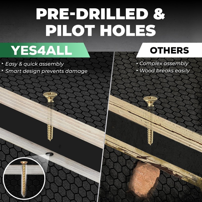 Yes4All 3 in 1 Non-Slip Wooden Plyo Box, Plyometric Box