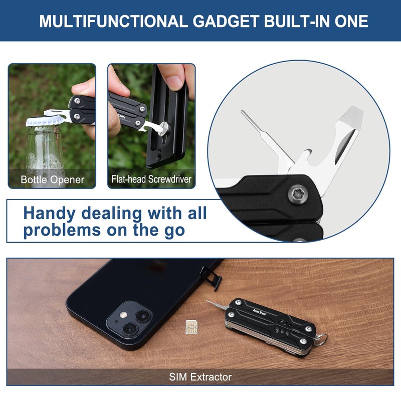 NexTool TSA Multitool, Mini Sailor Lite Multi Tool 11 in