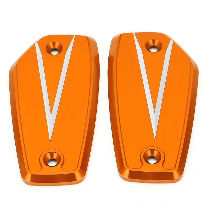 2pcs Front Brake Reservoir Cylinder Cover Cap Replacement for Suzuki