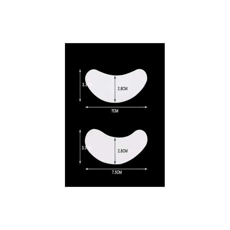 50 Pares Parches Hidrogel Para Extension Lifting D Pestañas