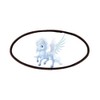 Truly Teague Patch of Cartoon White Winged Pegasus