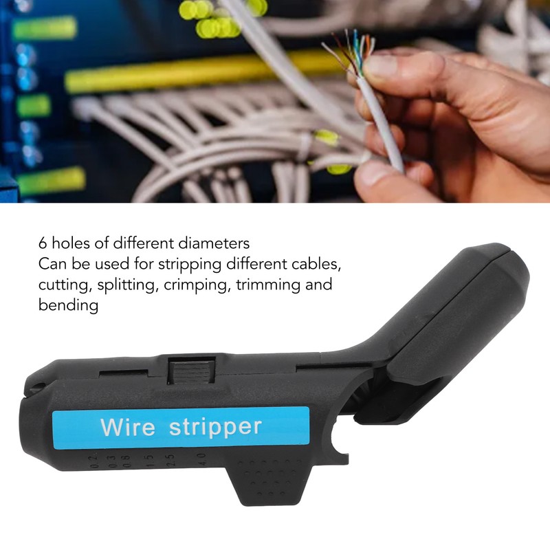 Wire Stripper Comfortable Grip Multifunction Plastic Labor Saving Cable Stripping