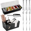 Tessco Garnish Tray with Lid Bar Caddy Ice Cooled Condiment