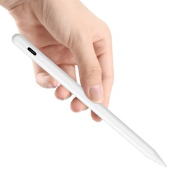 Universal Tablet Stylus Pen, Magnetic Adsorption Stylus with 2 Spare Tips, USB Port High Sensitivity Tablet Stylus Supports Palm Rejection