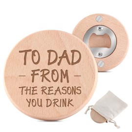 Gifts for Dad Beer Opener To Dad From the Reasons You Drink Father Gifts Bottle Opener
