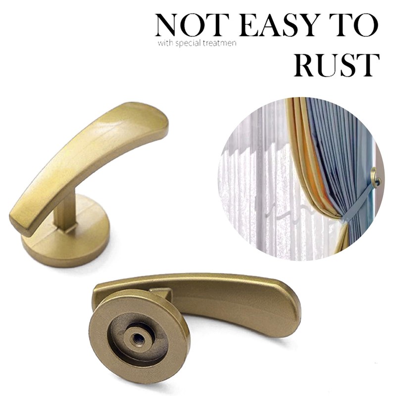 Curtain Window Treatment Holdbacks Tiebacks Tie Backs Back Hooks Hook