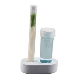 10ml Pierced Ear Cleansing Solution, Ear Cleaner Ear Holes Cleaning Line Floss Set Aftercare Sterilization, Cleaning Line Ear Piercing Care Odor Removal Cleaning Tool for Girls Women Men(Mint flavor)