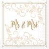 Sovie HORECA Tissue Napkin Mr & Mrs Wedding | Celebration