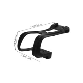 Milisten Replacement Toe Clips for Exercise Bike Anti-Slip Toe Cage Bike Toe Clip Comfortable Toe Cage Clips for Sports Riding Black