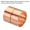 sourcing map Copper Pipe Coupling 38mm Straight Connecting Adapter Joint