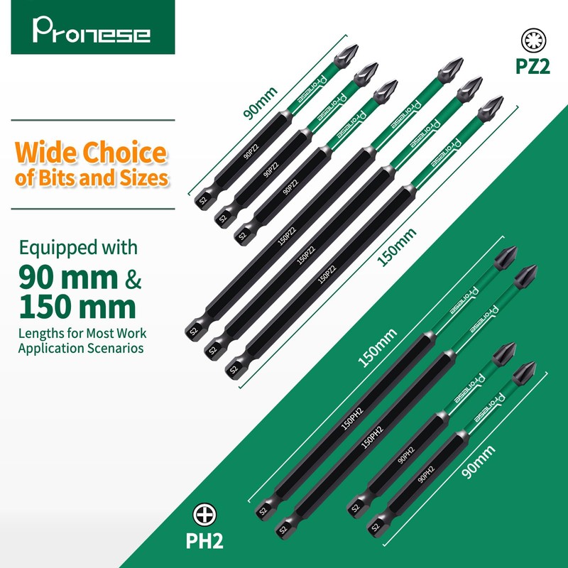 Pronese 10 pcs 150 mm and 90 mm PZ2 &