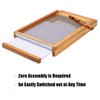 BeeCastle Beehive Screened Bottom Board Dipped in Beeswax,Screened Bottom Board