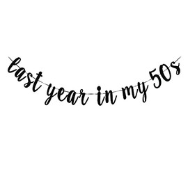 Banner del año pasado en mis 50 – Feliz cumpleaños 59/saludos a 59 años y 59 fabulosos, suministros de decoración para fiesta de cumpleaños 59