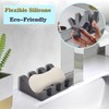 Ygapuzi Silicone Soap Dish with Drain for Shower Slanted Waterfall