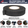 RED WOLF Wiring Harness Tape High Temp Wire Cable Loom