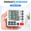4-Channel Digital Kitchen Timer for Cooking & Study – LCD