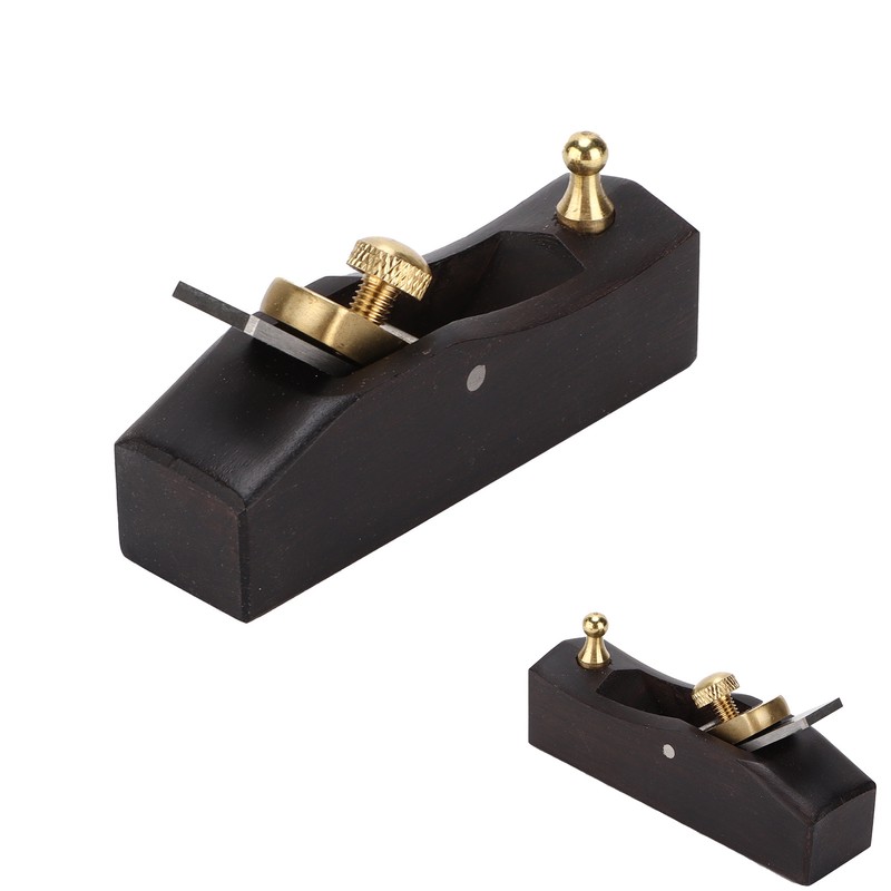 Violin Thumb Planer Glossy Ebony Brass Small Production Tool Portable