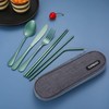 Portable Stainless Steel Flatware Set, Travel Camping Cutlery Set, Portable
