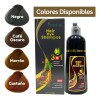 2 Pzas Shampoo Tinte Cubre Canas Natural Jengibre 500ml F