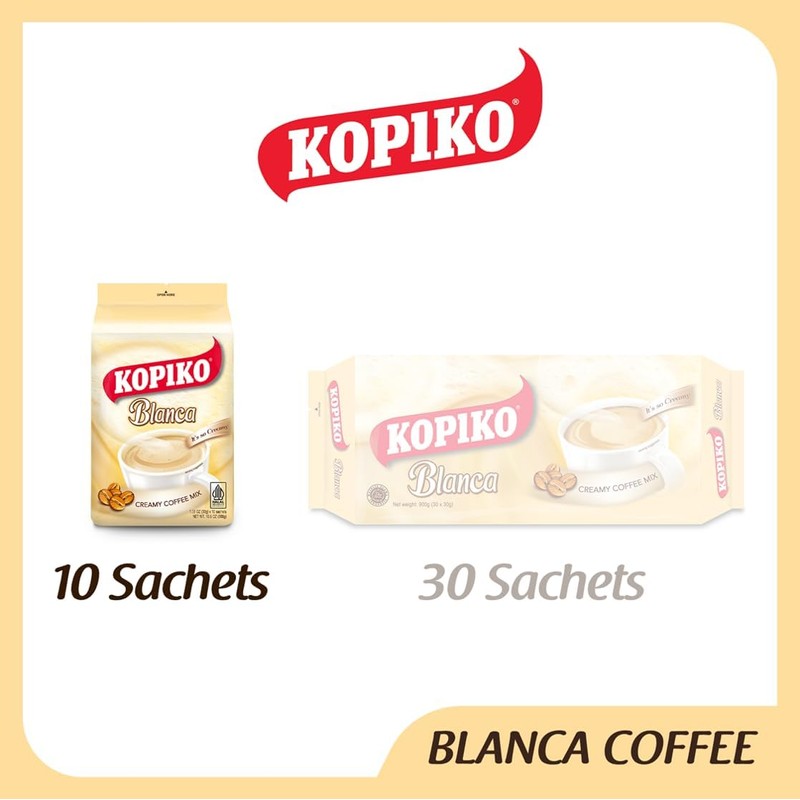 Kopiko Blanca Instant Coffee Mix – Authentic Indonesian Volcanic Coffee