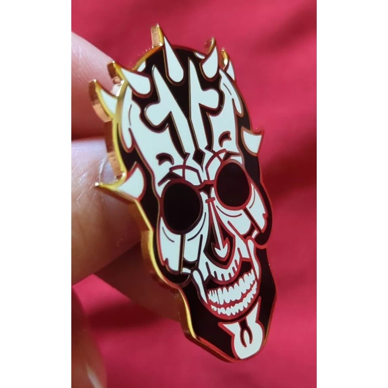 ZA Darth Maul Skull Lapel Enamel Pin