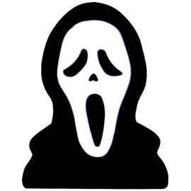 Terrifying Ghost Skull Vinyl Car Stickers, 5.5-inch Waterproof, Suitable for Cars, Trucks, Motorcycles, Laptops, Windows, Walls, 2-Piece Set A-120