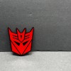 UsaStandard 2x Decepticon Transformer Mask Car Fender Badge Acrylic Emblem