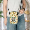 KEYCHIN Orange Bird Crossbody Bag Bird Sunshine Fans Gifts Flower＆Garden