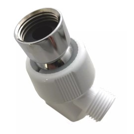 New Resources Group Shower Head Bracket Replacement Hand Held Showerhead White Standard Holder