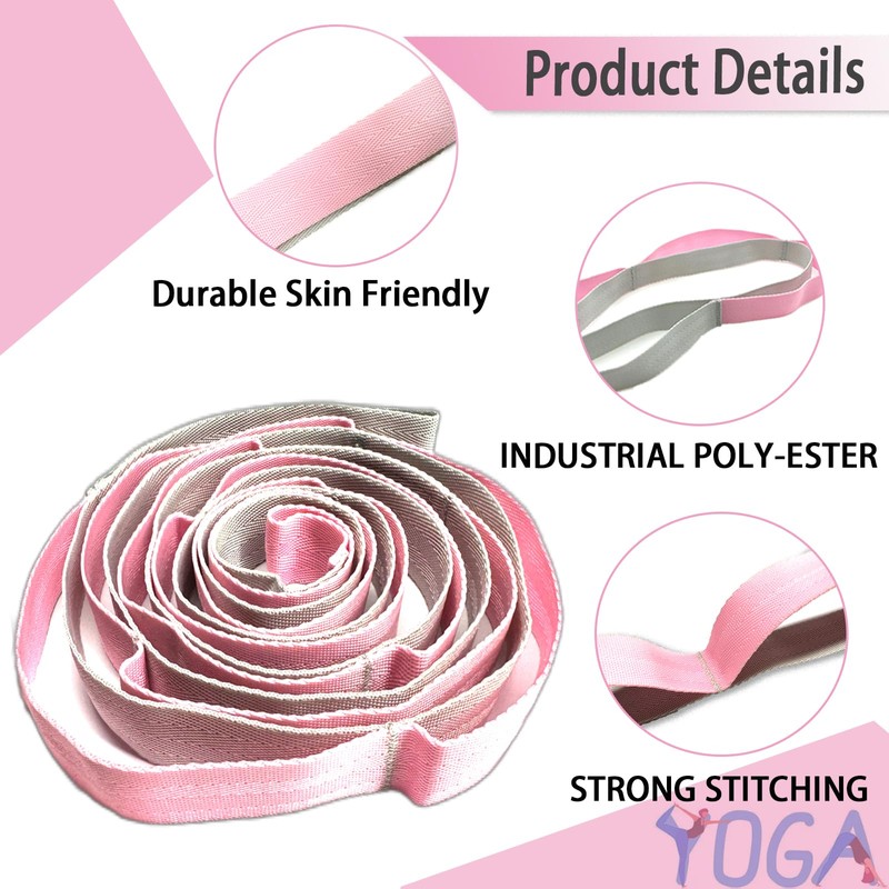 Stretching Strap Yoga Strap with Loops, Stretch Straps for Physical