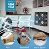 GDSTIME 4x120mm Powerful Computer Fans with AC Powered 100V 240V