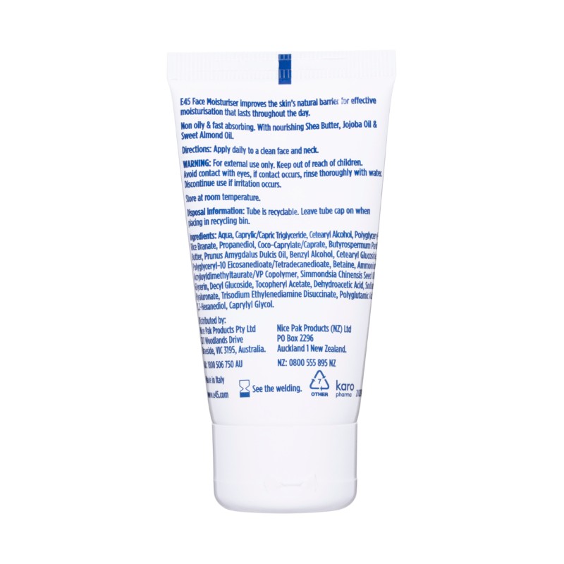 E45 Face Moisuriser 50ml