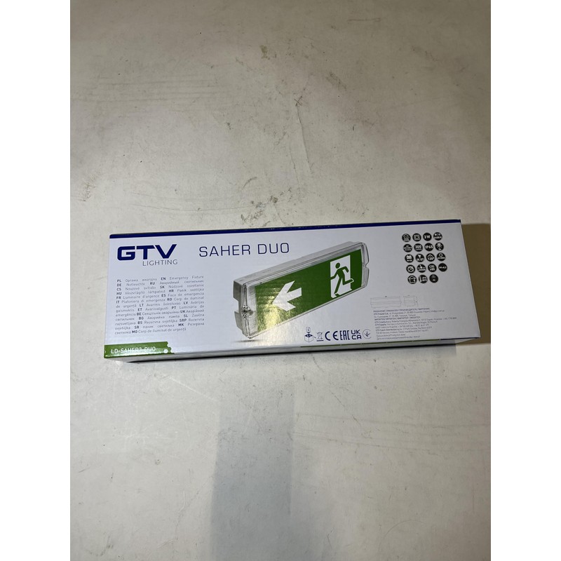 GTV SAHER DUO Emergency Path Lighting, Escape Route Lighting, Exit,