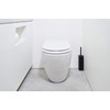 Tidy CL-665-521-0 Platawa Fort Toilet, Compact, Black, Approx. W 2.6