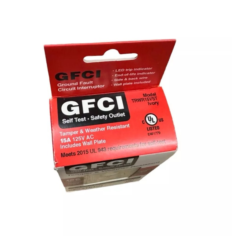 Genmax TRWR15VST GFCI Tamper & Weather Resistant Receptacle **SALE**