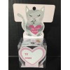 Creatology Valentine's Day Sticker Roll 42 Pc Cat/DogTo From Card