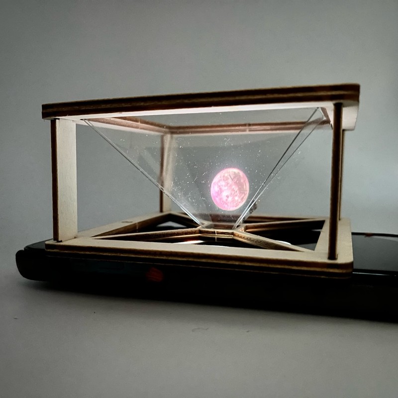 [Konoboshi Education] 3D Hologram Smartphone Screen Display 3D Hologram Projector