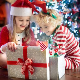 Hiboom 12 Pcs Mini Christmas Knit Hat Scarf Gloves Set Christmas Doll Knit Decor Clothes for Elf Doll Clothing Accessories DIY Craft for Xmas Toy Costume for Gift Decoration