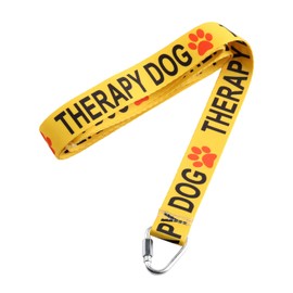 JXGZSO Therapy Dog/Reactive Dog/Service Dog Leash Sleeve Dot Not Pet Working Dog Leash Sleeve Service Dog Leash Wrap (Therapy Dog Leashes CA)