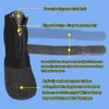 VALFRID Waterproof Grip Dog Shoes,Anti-Slip Dog Socks Boots,Zipper Dogs Booties