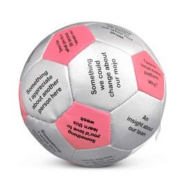 Trainers Warehouse Meeting Zest Thumball 6" | Team Building Game - Stimulate and Promote Team Spirit, Communication, and Engagement | 32 Panels to Prompt Conversation