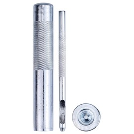 Trimming Shop 9mm Double Cap Rivets Fixing Hand Tool Set, Tubular Rivets Fixing Tool Kit for Clothing Repair & Replacements, Sewing, Leathercrafts, Handbag, Belts, DIY Craft Projects