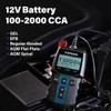 TOPDON BT100 Car Battery Tester 24V 12V Load Tester Charging
