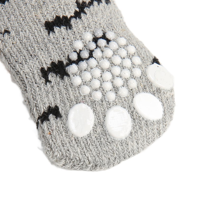 5 Pairs Christmas Dog Socks Cotton Scratch Resistant Prevent Slipping