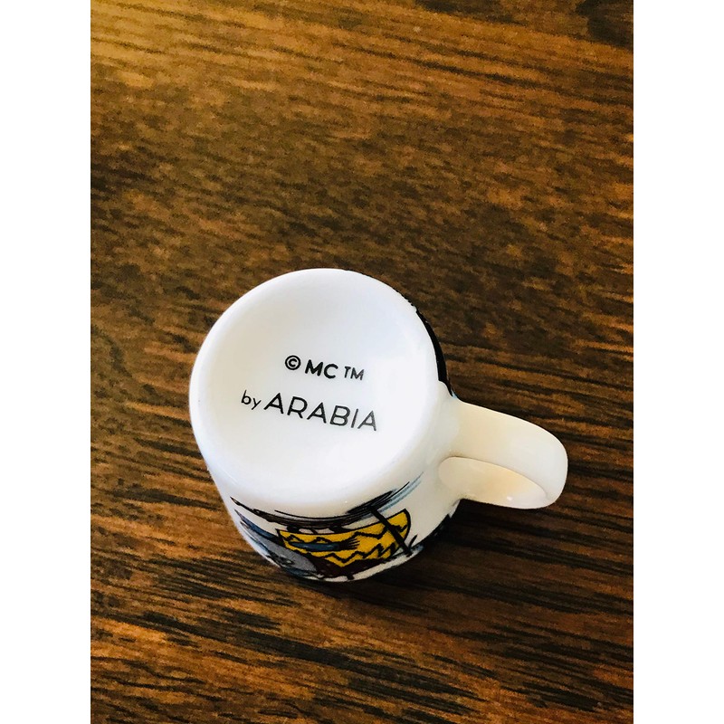 Iittala Arabia Moomin Snowhorse Minimugs x 4 Winter Christmas Tree