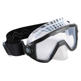 US Divers Avila Snorkel Mask for Adults, Black Dark Grey