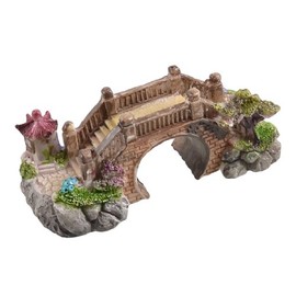 Qtqgoitem Artificial Single Arch Bridge Resin Aquarium Water Garden Rockery Decor (Model: 20a ec1 632 4ad 0bf)