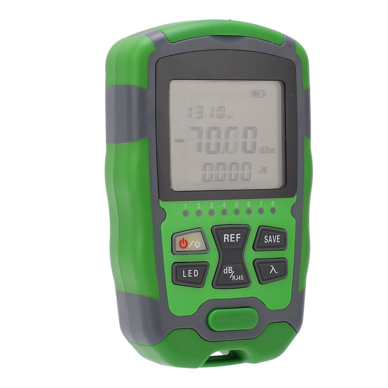 Optical Fiber Power Meter ‑70~+10dbm Digital Display Optic Cable Tester