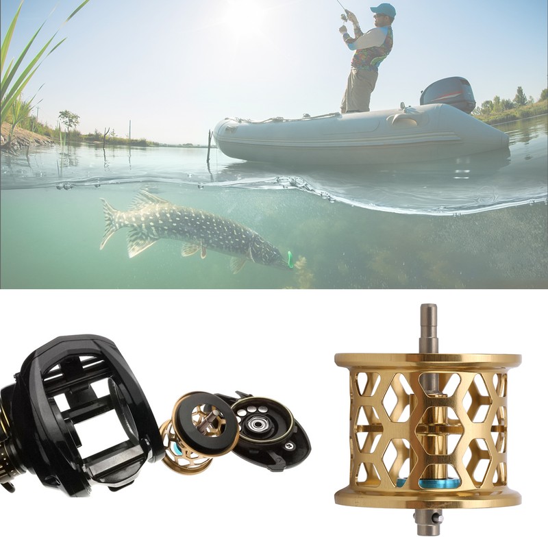 AMO DIY 32mm Micro LowProfile Reel Conversion Skirted Spool Fishing
